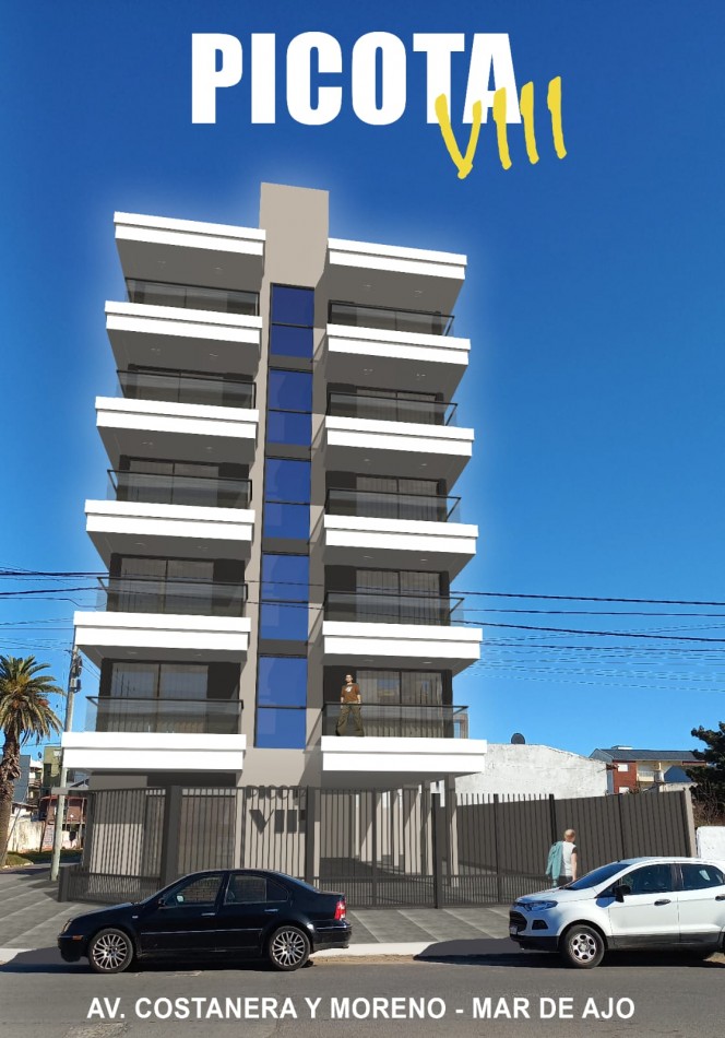 PICOTA VIII - DPTOS 3 AMBIENTES FRENTE AL MAR
