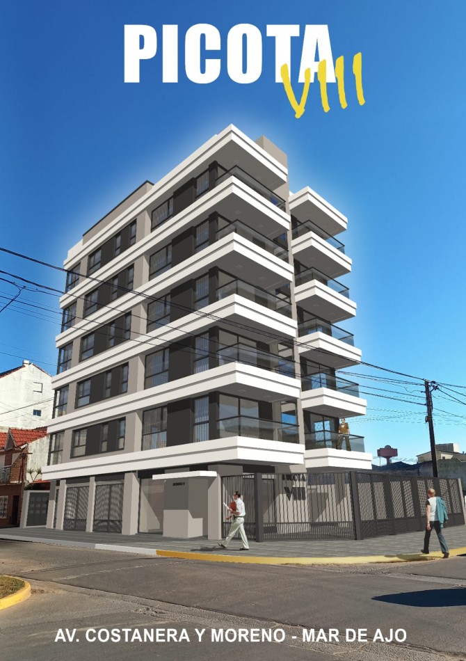 PICOTA VIII - DPTOS 3 AMBIENTES FRENTE AL MAR