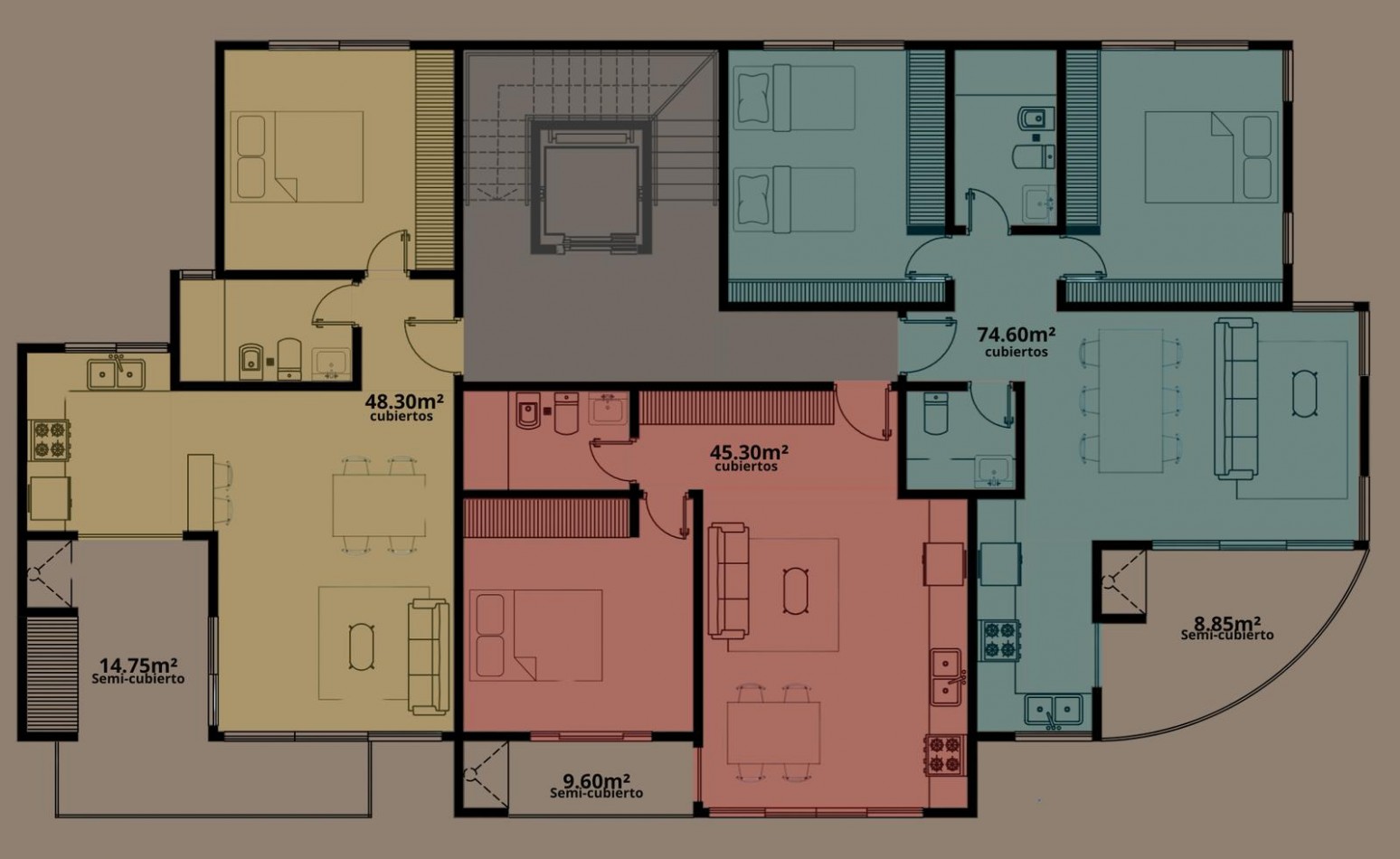 Edificio JANO VI - ENTREGA PROGRAMADA JUNIO 2027 - Departamentos a Estrenar en el Corazon de San Bernardo
