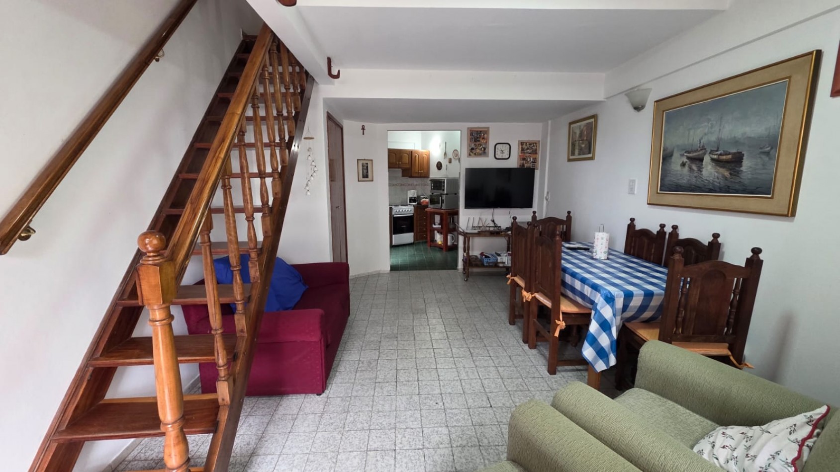 Duplex 3 ambientes a metros del mar.